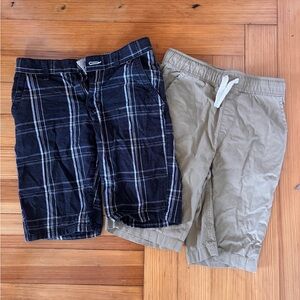 3/$20 Lot of Boys Shorts - Tony Hawk Black Plaid and Children’s Place